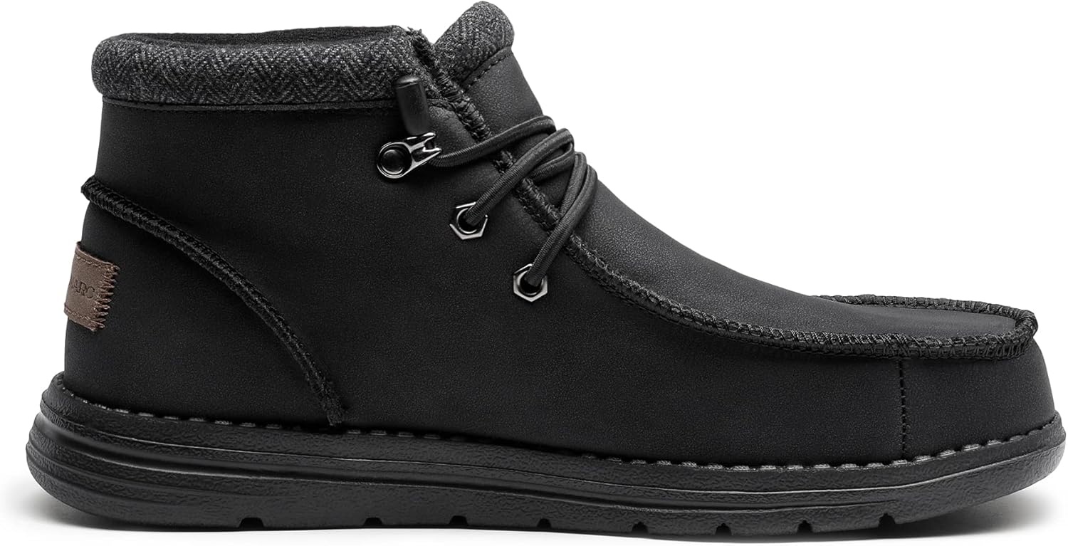 image:imageBruno Marc Mens Casual Slipon Shoes Warm Loafers for Men Winter BootsBlack
