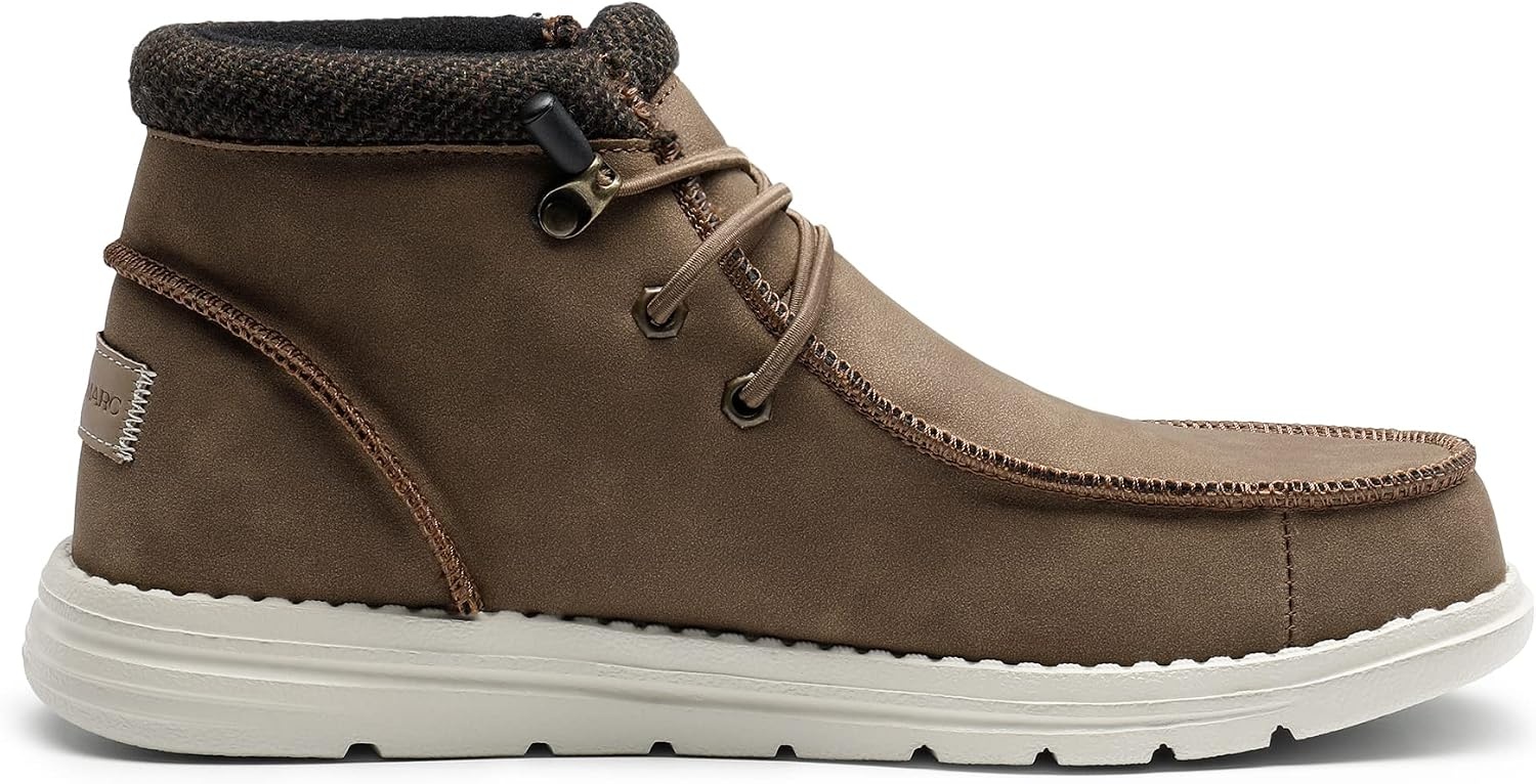 image:imageBruno Marc Mens Casual Slipon Shoes Warm Loafers for Men Winter BootsBrown