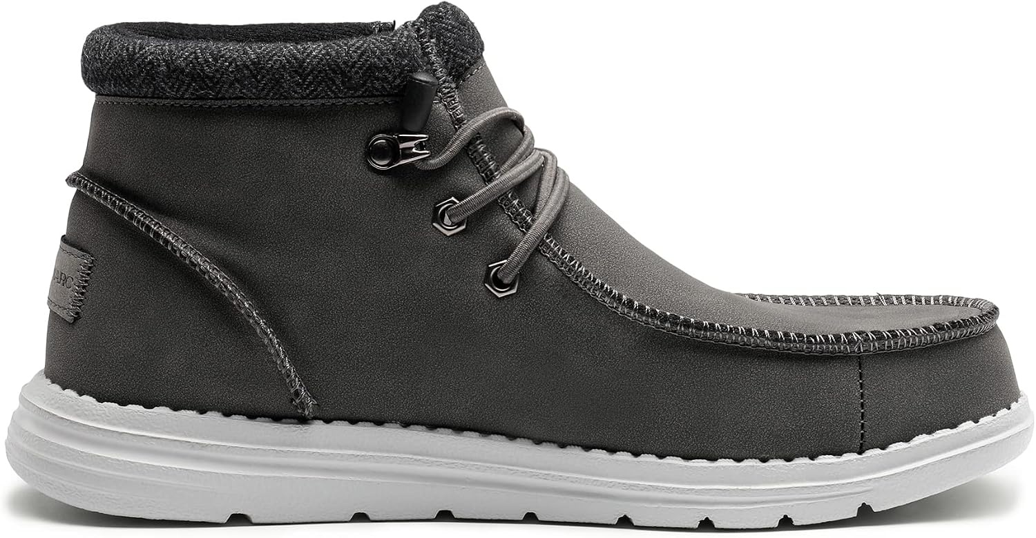 image:imageBruno Marc Mens Casual Slipon Shoes Warm Loafers for Men Winter BootsGrey