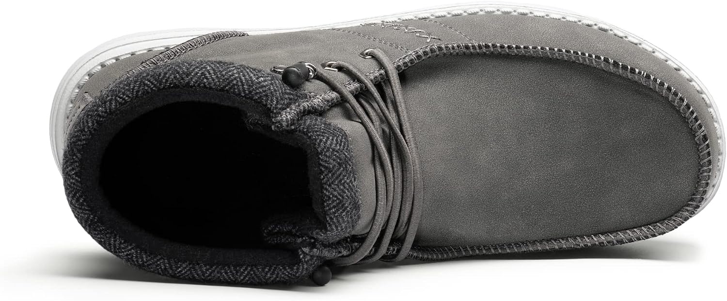 image:imageBruno Marc Mens Casual Slipon Shoes Warm Loafers for Men Winter BootsGrey