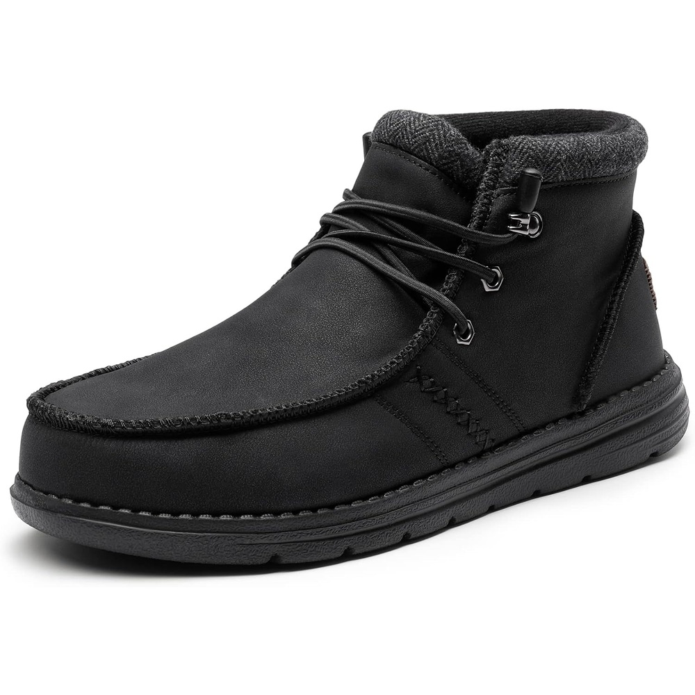 image:imageBruno Marc Mens Casual Slipon Shoes Warm Loafers for Men Winter BootsBlack